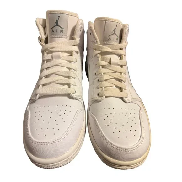 Air Jordan 1 Mid Triple White Men’s 9 | Unworn • No Box • Clean - Picture 1 of 10
